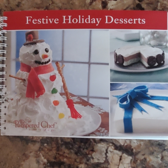 The Pampered Chef Festive Holiday Desserts Cookbook - Picture 1 of 3